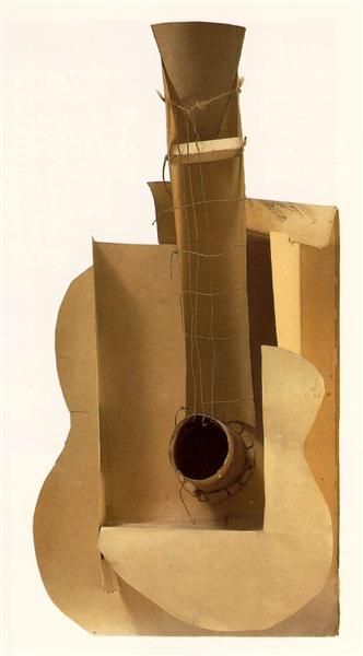 Pablo Picasso Classical Oil Paintings Guitar Synthetic Cubism